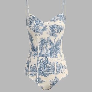 Toile de Jouy Bodysuit